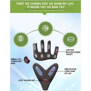 Găng Tay Tập Gym Nữ Cao Cấp SPORT Hở Ngón Chống Trượt, Chống Trai Tay, Phù Hợp Gym, Thể Thao, Đạp Xe...
