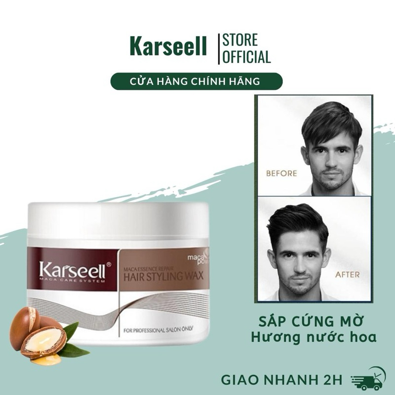 SÁP VUỐT TÓC NAM TẠO KIỂU CỨNG KARSEELL - CINPLUS HAIR STYLING WAX