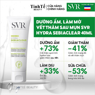 Kem dưỡng ẩm dành cho da dầu mụn mờ vết thâm sau mụn SVR Sebiaclear Hydra 40ml