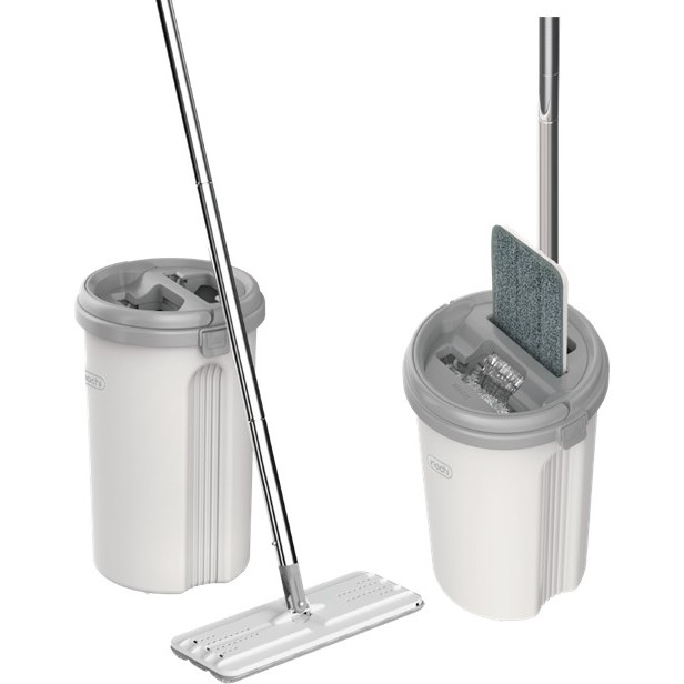 Bộ lau nhà TỰ VẮT vuông và tròn Inochi, tách nước khô ráo, sạch sẽ, đa năng tiện dụng