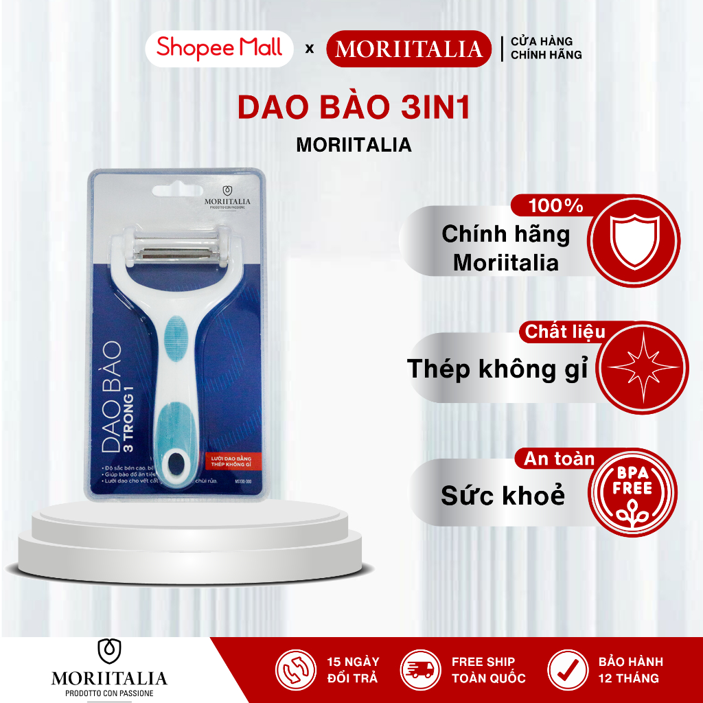 Ảnh Dao Bào 3 Trong 1 Fiore Moriitalia (MS13Q-300) 1