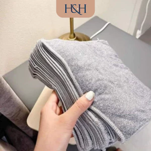 Sét 10 Khăn Đa Năng 25cmx25cm, Lau Bếp 2 Mặt Màu Xám Siêu Thấm Hút, Mềm Mịn, Hàng Loại 1- Tổng Kho Hải Hạnh