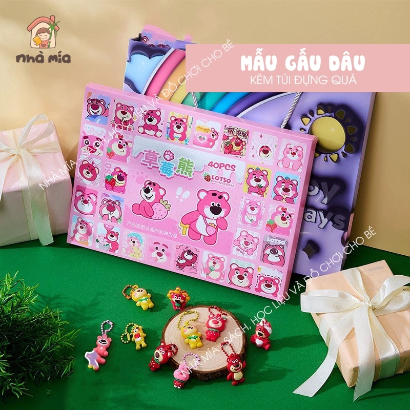Hidden box hộp quà bất ngờ 40 món Kuromi, Gấu Losto bí mật , Blind Box ...