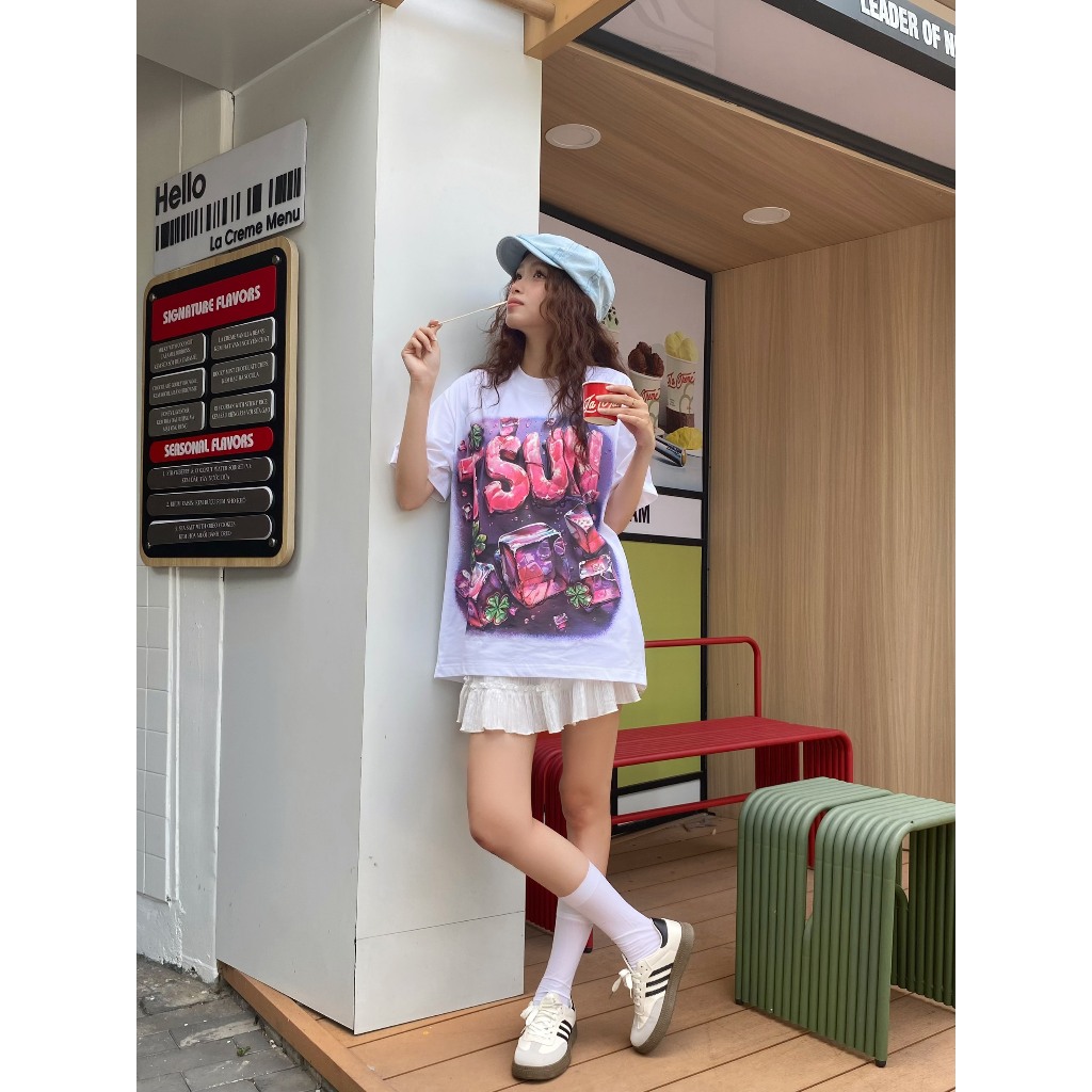 Ảnh Áo Thun TSUN IceClover Tee - 2 Màu - [UNISEX] - In - Nam/Nữ - Streetwear - Overisze - Localbrand 3