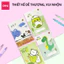 Tập Vở Ô Ly Học Sinh 48/80 Trang Deli - Tập Vở Học Sinh 4/ 5 Ô Ly Hình Dễ Thương - 70/100gsm