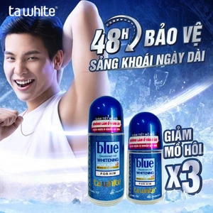 Lăn Khử Mùi Ta White Không Vệt Ố Vàng Khô Thoáng Đến 48h Cho Nam