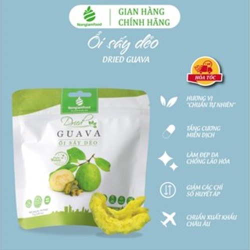 Ổi sấy dẻo Nông Lâm Food túi 75g