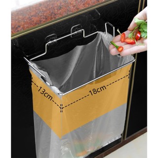 Giá KHUNG TREO túi đựng rác ,Móc Inox Treo Túi Đựng Rác Nhà Bếp - Móc Treo Túi Đựng Thức Ăn Thừa Nhà Bếp