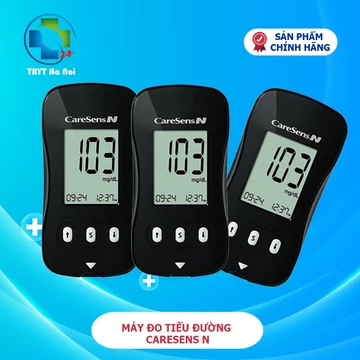 MÁY ĐO ĐƯỜNG HUYẾT máy đo tiểu đường CARESENS N CARESEN HÀN QUỐC tặng kèm 10 kim và hộp