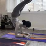 Thảm Tập Yoga Định Tuyến Kèm Túi YOGA HBE  PU Và PU Xơ Dừa Cao Su ± 5 mm Màu Loang Cao Cấp — ảnh 7