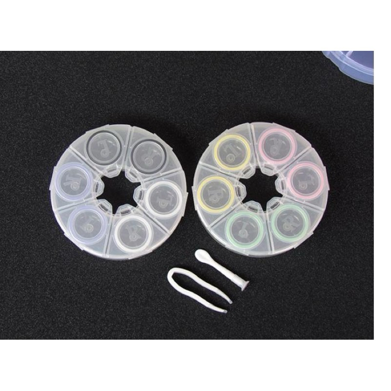 khay đựng lens 3 ô Munles