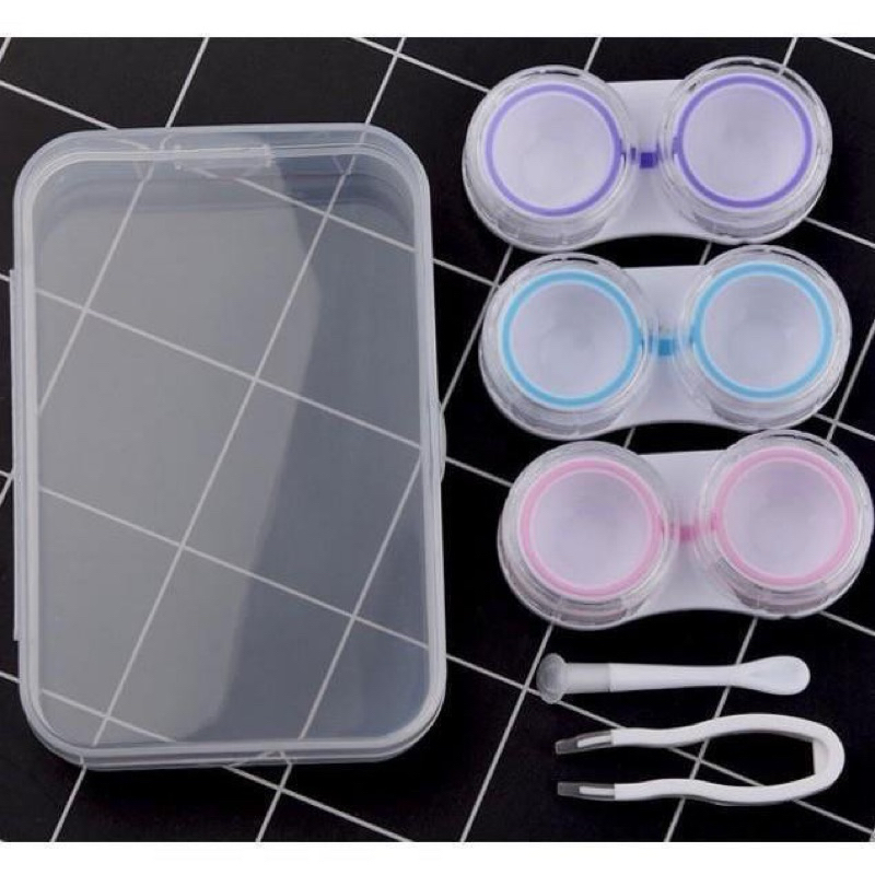 khay đựng lens 3 ô Munles