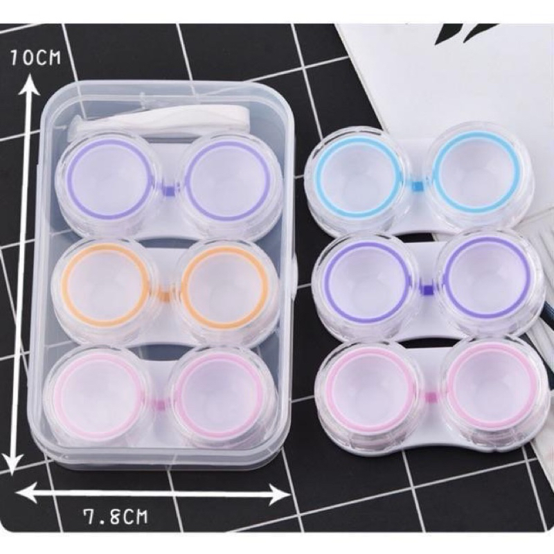 khay đựng lens 3 ô Munles