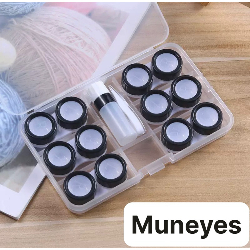 khay 6 ô đựng lens màu đục