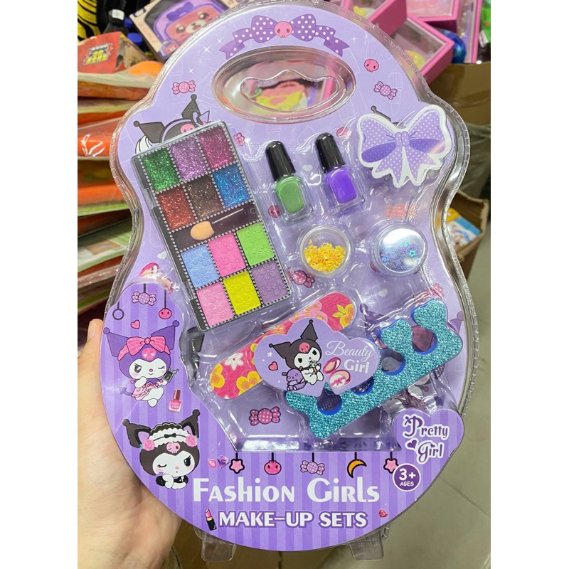 Bộ Đồ Chơi Trang Điểm Kuromi Cho Bé Thỏa Sức Sáng Tạo
