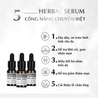 Serum Chấm Mụn BESKIN - LUMOS ACNE 5ml, Chăm Sóc Da Mụn, Se Khít Lỗ Chân Lông, HÀNG CHÍNH HÃNG