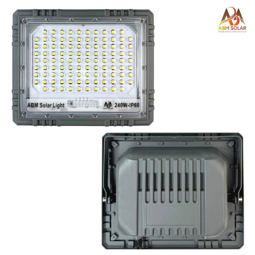 [100W] Đèn Pha Mắt Ngọc Năng Lượng Mặt Trời ABMSOLAR , Chống Nước IP68, Chất Liệu Nhôm Nguyên Khối