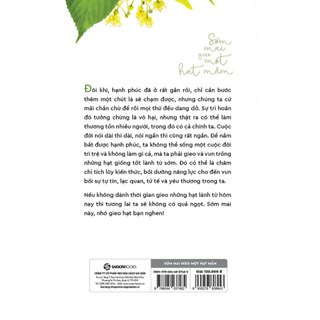 SÁCH - Sớm Mai Gieo Một Hạt Mầm - Tâm Không