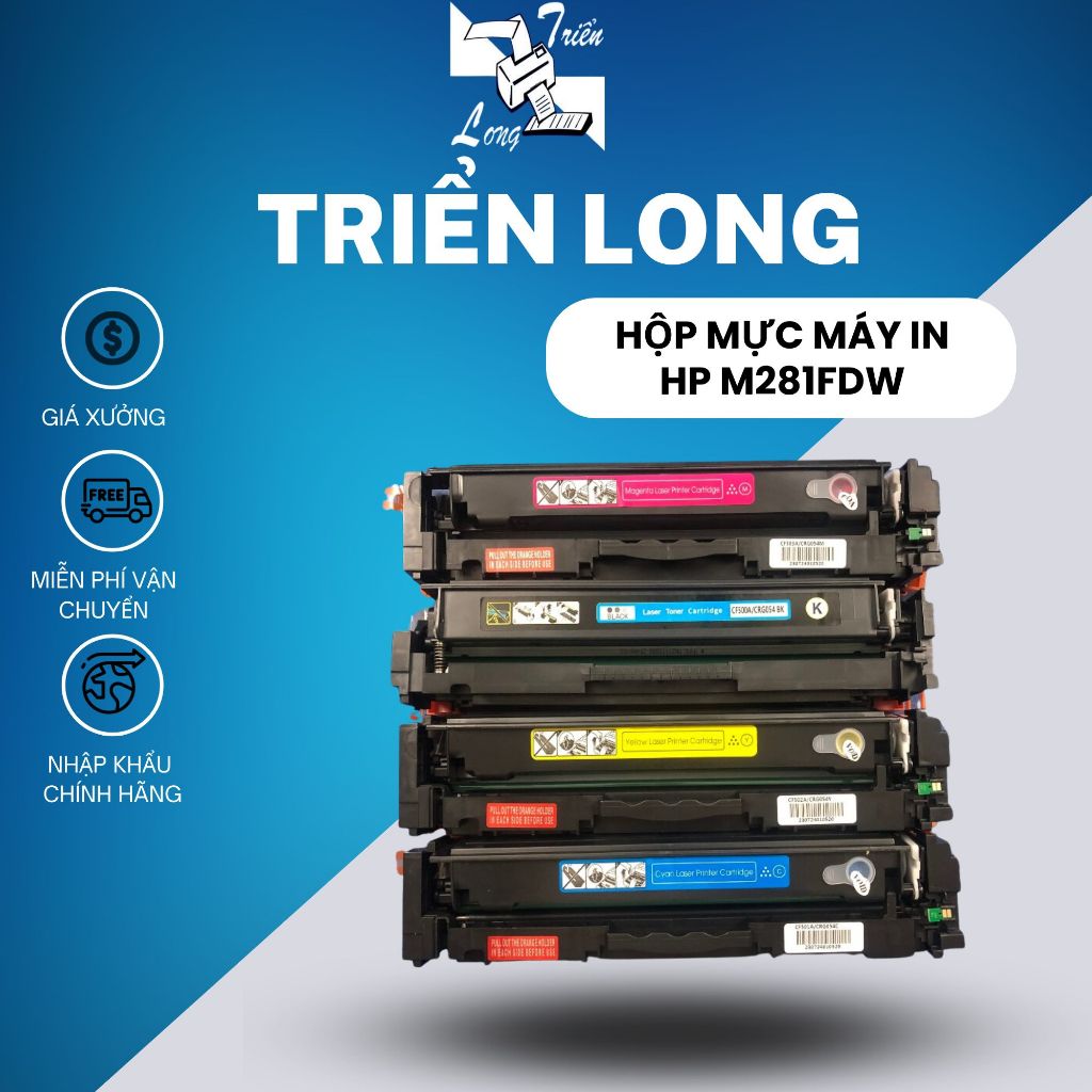 Hộp Mực Máy In HP M281fdw , M254dw , HP M254nw , Canon LBP621Cw 623Cdw ...