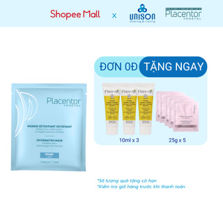 Mặt Nạ Thải Độc Tố tái tạo da Placentor Purifying Mask-1 Miếng 20ml Unison