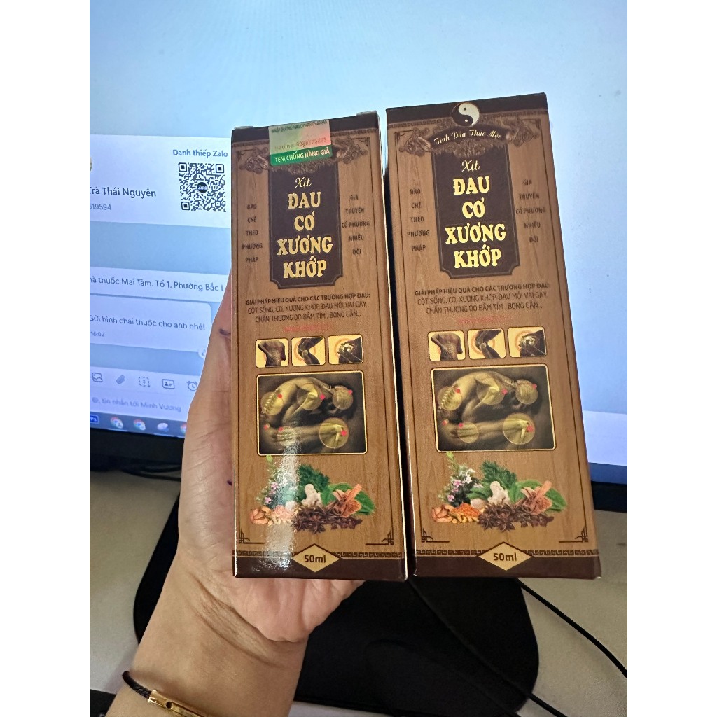 Chai Xịt Đau Cơ Xương Khớp