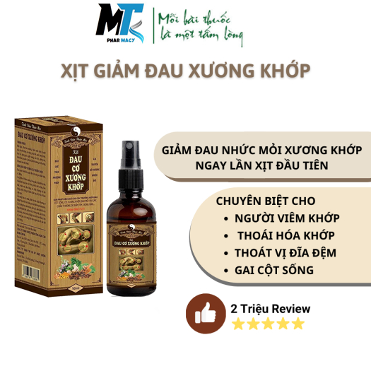 Chai Xịt Đau Cơ Xương Khớp