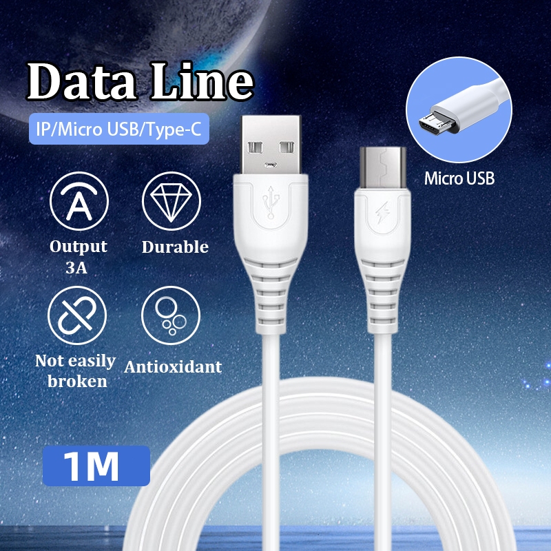 Dây Cáp Sạc IP USB Type C Micro Sạc Nhanh IP Và Các Dòng Máy Android 3A ...
