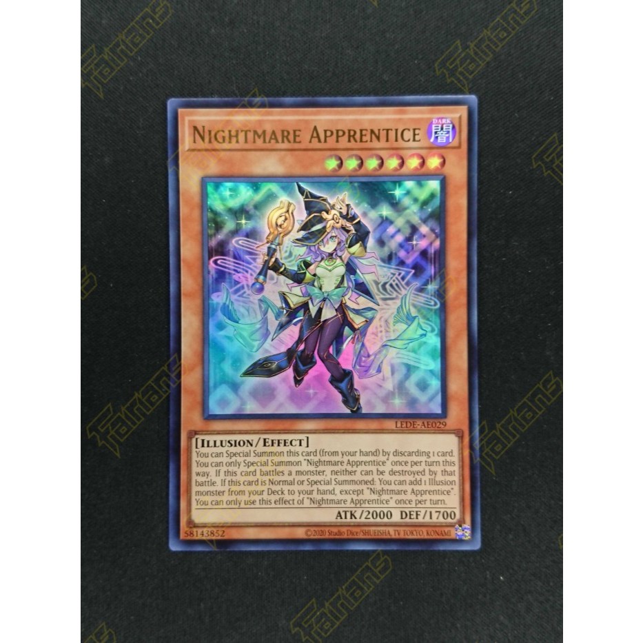 [ AE ][ Dưa Hấu Yugioh ] Lá bài thẻ bài Yugioh LEDE-AE029 - Nightmare ...