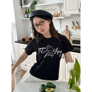 Áo Thun Nữ Baby Tee " LOVE TO LOVE YOU" - Kraken Drk 100% cotton 250gsm
