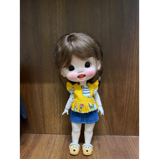 Set áo vàng mèo chân váy jean size dian mập,cừu bé,6 nhỏ(size khác vui lòng ib shop)