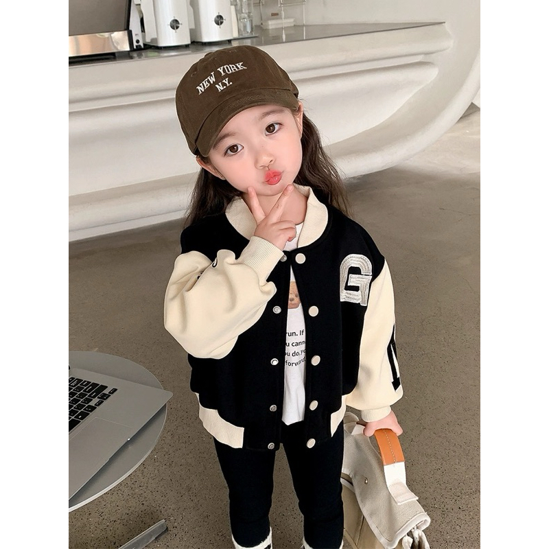 Áo khoác bomber cho bé phong cách Hàn Quốc 2 lớp dày dặn cho mẹ và bé size đại bé size 3,4,5,6,7,8,9,10,12,13,14,15 tuổi