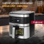 Nồi chiên không dầu 10L nhập khẩu Fujihome A10DG tự ngắt, nồi chiên điện tử 10Lít cảm ứng 8 chế độ nấu,tặng kèm kẹp gắp