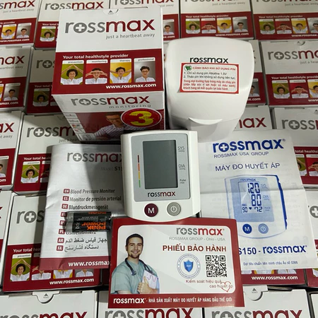 Máy đo huyết áp cổ tay Rossmax S150 ( Bảo hành 3 năm)