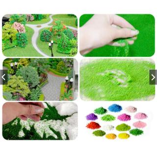 Gói 100g bột nhựa màu dùng làm nhụy hoa, tiểu cảnh, sa bàn và đồ decor