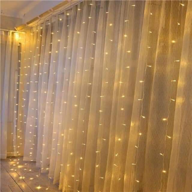 Đèn led mành mưa 3x3m trang trí | Shopee Việt Nam