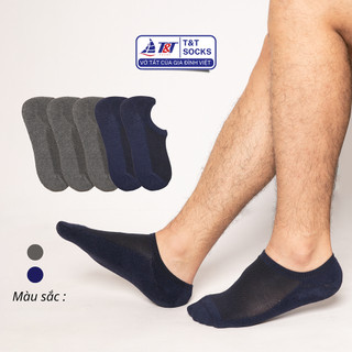 Vớ Tất Nam Tàng Hình Xù Dày Dặn Lưới Thoáng Khí T&T SOCKS Nhiều Màu Khử Mùi Hôi TRỊNH CHUNG - NAM010