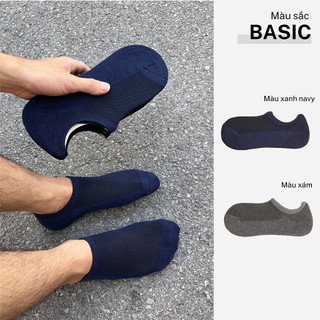 Vớ Tất Nam Tàng Hình Xù Dày Dặn Lưới Thoáng Khí T&T SOCKS Nhiều Màu Khử Mùi Hôi TRỊNH CHUNG - NAM010