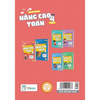 Sách - Combo Bài Tập Hổ Trợ Nâng Cao Toán Lớp 4 Tập 1 + 2 (Lẻ hoặc combo) Mcbooks