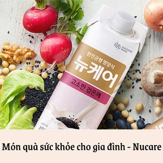 Sữa dinh dưỡng NUCARE vị mè đen 200ml - Sữa cao năng lượng với 22 loại vitamin, khoáng chất DAESANG WELLIFE