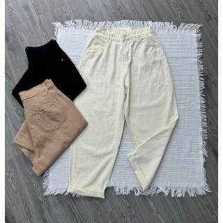 Quần baggy Nhỏ Clothing bigsize nữ lưng cao chất kaki mềm ít nhăn form basic trẻ trung thời trang nhiều phong cách Q513