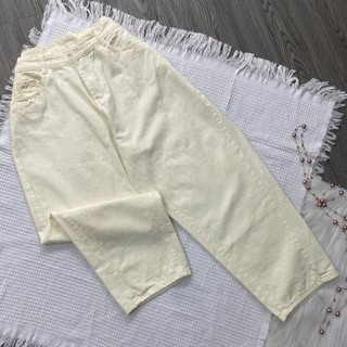 Quần baggy Nhỏ Clothing bigsize nữ lưng cao chất kaki mềm ít nhăn form basic trẻ trung thời trang nhiều phong cách Q513
