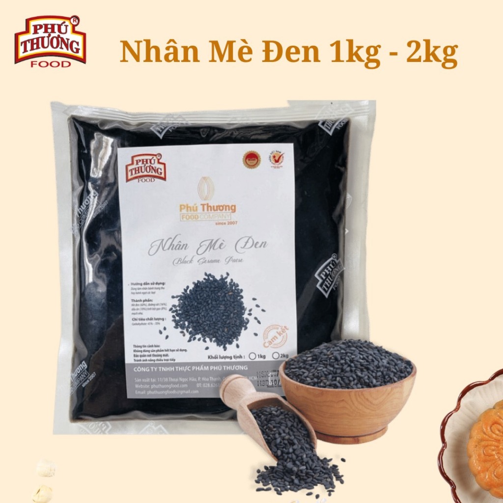 Nhân mè đen Phú Thương 1kg