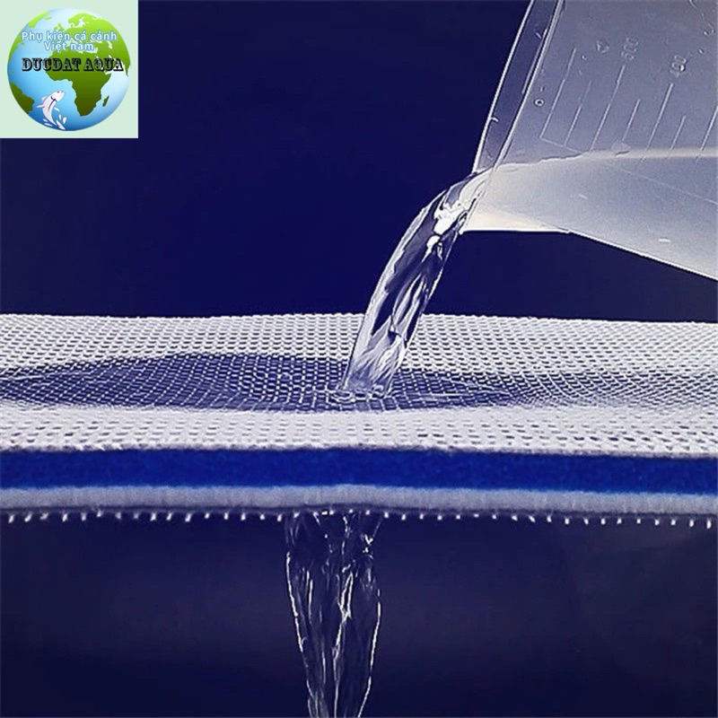 bông lọc nước 8d kích thước lớn 120x50x2cm & 120x30x2cm cho bể cá cảnh thuỷ sinh giá tốt 5