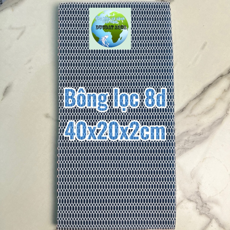bông lọc nước 8d cho bể cá cảnh thuỷ sinh giá tốt phụ kiện cá cảnh việt nam 8