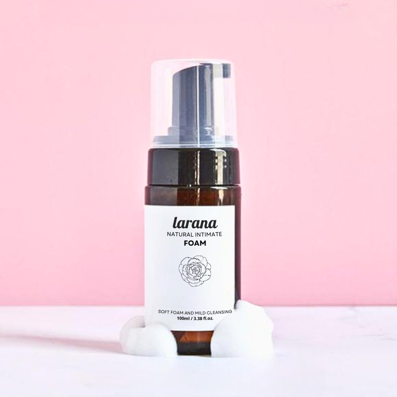 Bọt vệ sinh phụ nữ Larana Natural Intimate Foam 100ml làm sạch, dưỡng ẩm, khử mùi hiệu quả