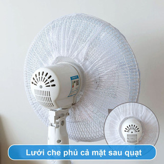 (COMBO 5) LƯỚI BỌC QUẠT CHỐNG KẸT TAY CHO BÉ - Có Dây Rút Tiện Lợi, Mẫu Hoạt Hình Xinh Xắn