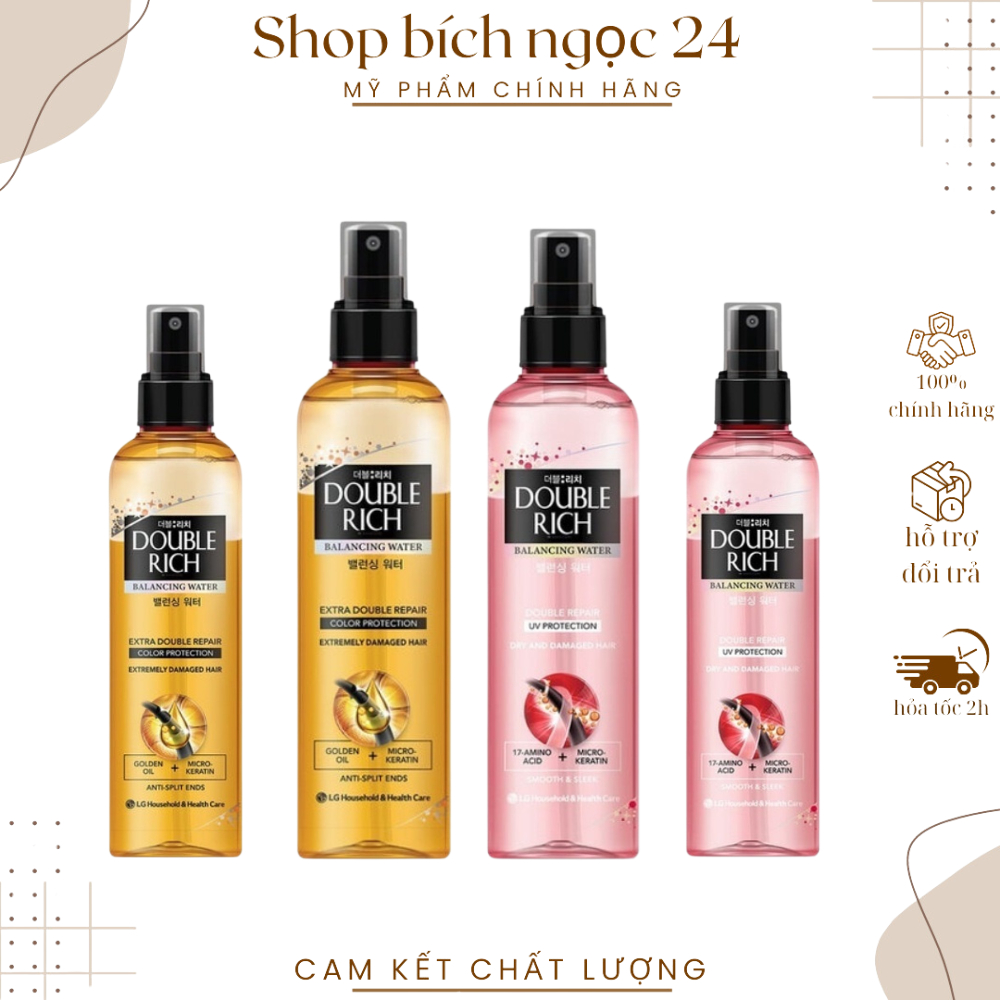 Nước Dưỡng Tóc Double Rich Chuyên Sâu Balancing Water Double Repair 120ml/250ml