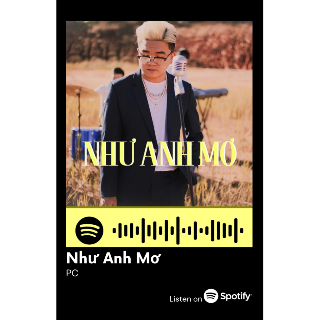 [Vui lòng đặt từ 2c]Thẻ Spotify Tây Nguyên Sound/Taynguyensound, Tùng TeA, Dick, PC , Tofu,..(có thể quét được mã)