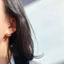 Bông tai hình học rỗng phong cách hàn quốc khí chất đơn giản