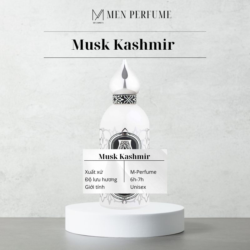 Nước hoa Unisex M-Perfume Musk Kashmir EDP dung tích 10ml phong cách Hiện Đại, Quyến rũ, tinh tế